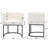 Upholstered Faux Leather Dining Chairs Modern Arm Chairs-2043675859-2043675855