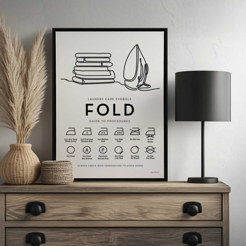 Pliez le guide des procédés par impression d'art à lettres et doublée, Toile avec cadre, L 18 po x H 24 po, Blanc