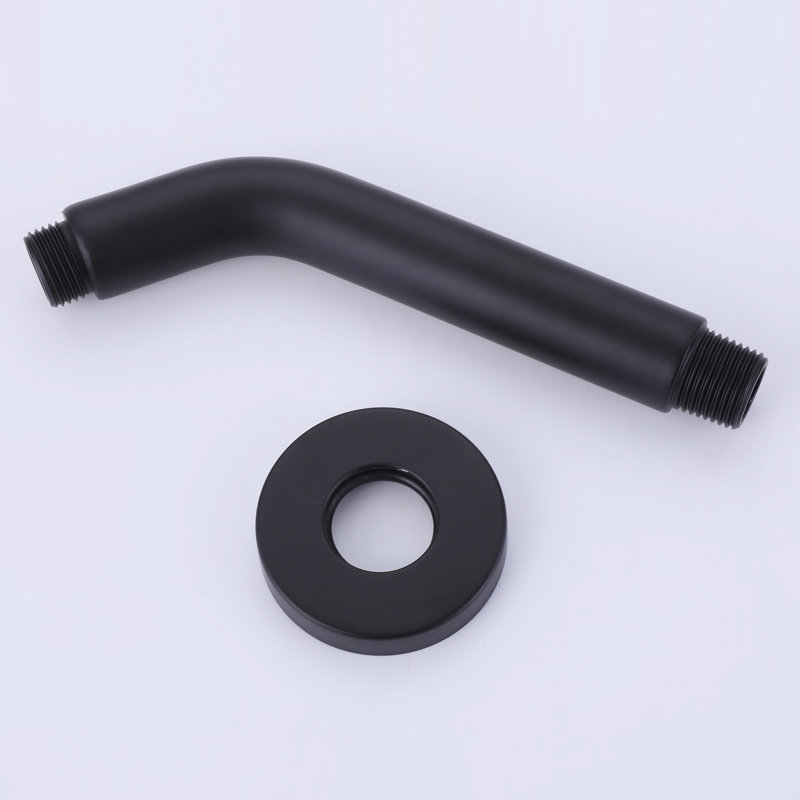 Pressure-Balanced Complete Shower System With Rough-in Valve, Matte Black