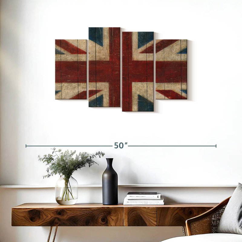 Borges Union Jack, H 22 po x l 36 po