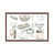Classic Brown Wood Floater Framed