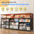 55" Modern Tv Stand With Storage Dresser,Built-In Usb Charging, Led Lighting-2094377543