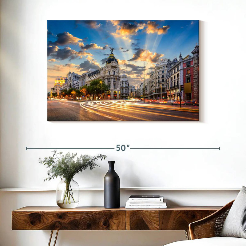 Sireci Gran Via Light Trails, 26" H x 39" W