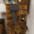 Makeup Vanity and stool set with light Mirror, 3 Drawers and open shelves-1495400404