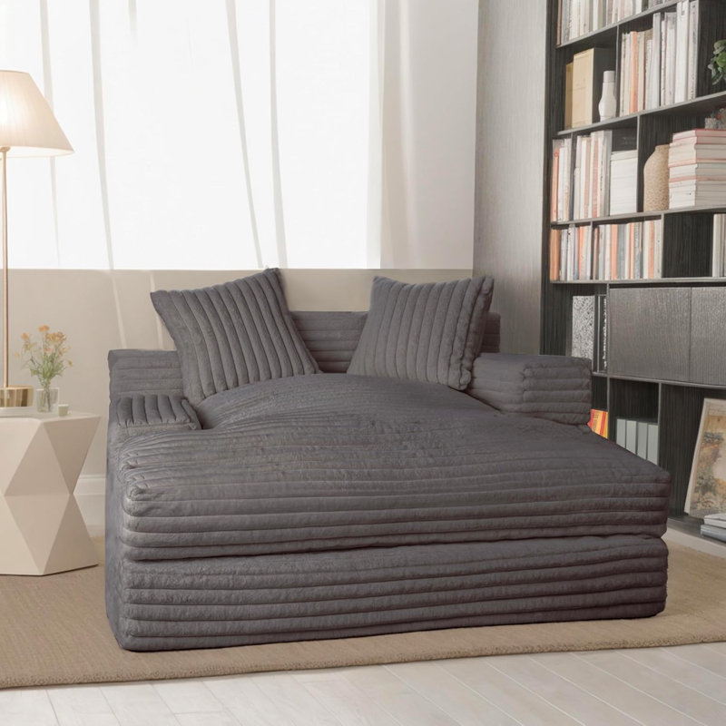 Chaise Lounge Sofa, Grey