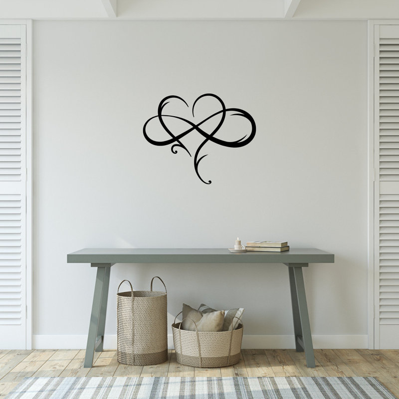 Metal Infinity Love Sign, 24" H x 30" W x 0.1" D