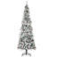 Arbre de Noël artificiel enneigé avec 600 branches de pin-5532303