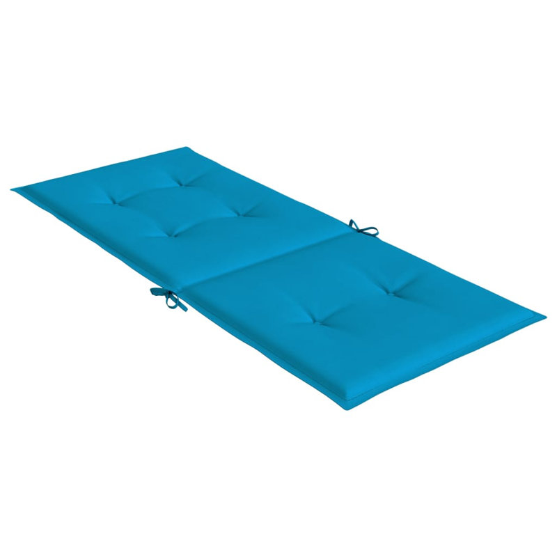 Outdoor Seat / Back Cushion, 1.18" H x 19.7" W x 47.2" L, 4, Blue