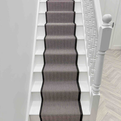 Stair Runner Geometric Flatweave Area Rug
