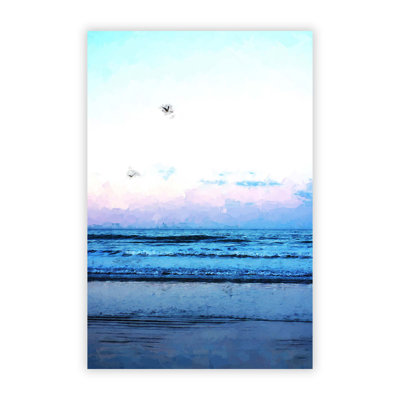 Seagulls Flying High - Frameless Print