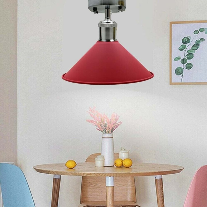 Danyelle Flush Mount, Pink, No