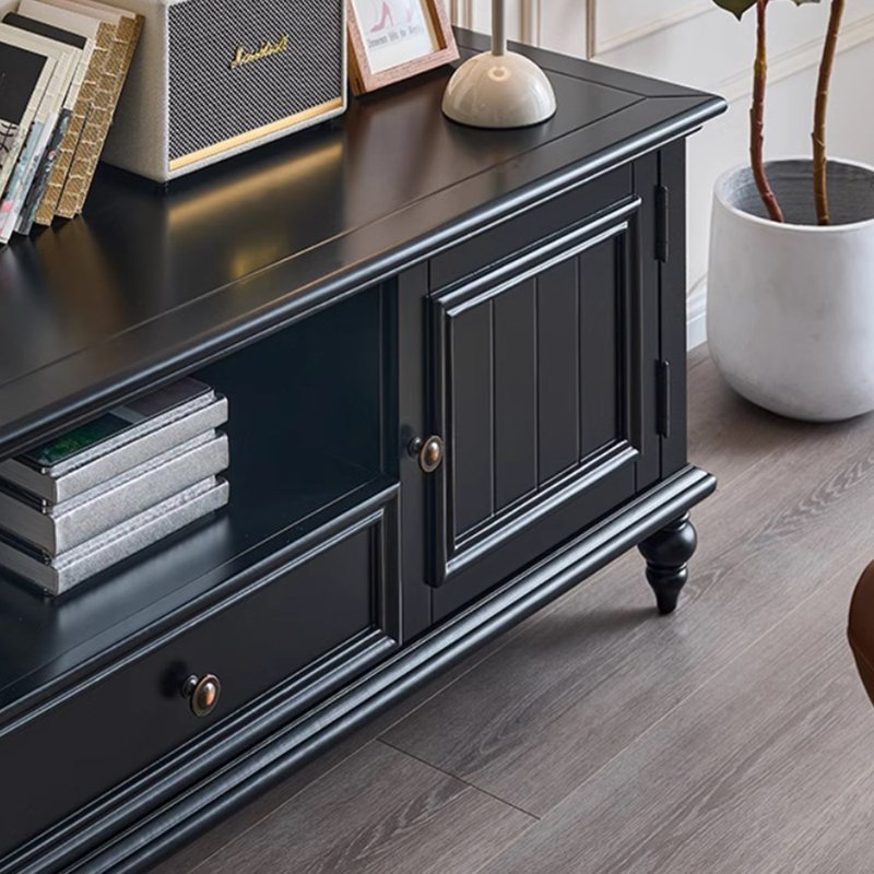 Light luxury design sense solid wood TV cabinet TV Stand for TVs up to 75"