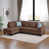 Brown Microfiber/Microsuede