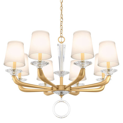 Emilea 8 - Light Glass Chandelier