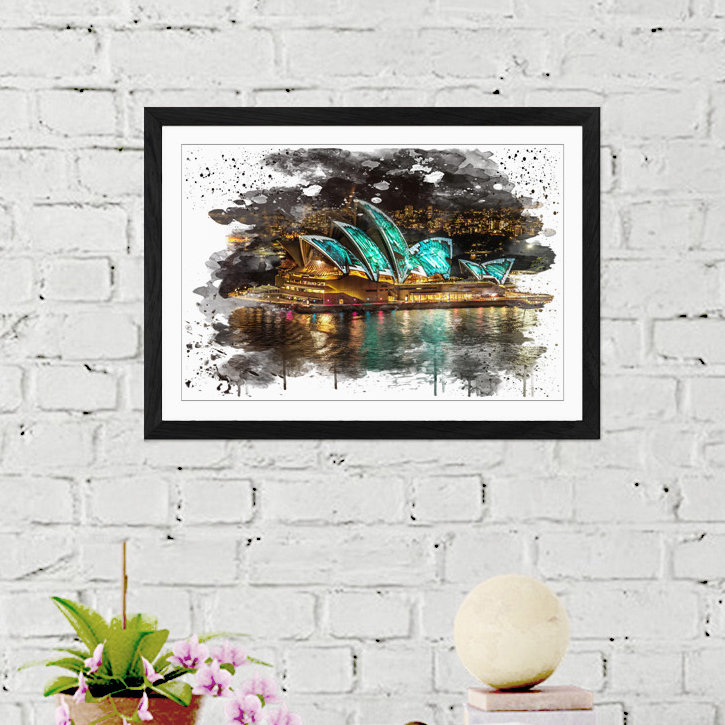 Print, 45cm H x 62cm W, Framed Picture