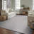 Brenly Geometric Machine Washable Non Skid Indoor Area Rug - Light Gray-762032248