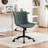 Brionni Leather Upholstered Office Desk Chair Swivel Task Chair Height Adjust Conference Chair-790715894