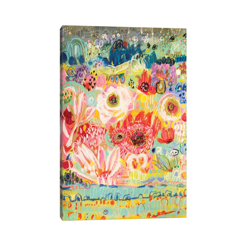 Love To Travel II by Karen Fields - Wrapped Canvas Painting, 66.04 cm H x 45.72 cm W