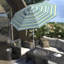Parasol de patio blanc mat 11 pi.-10839850