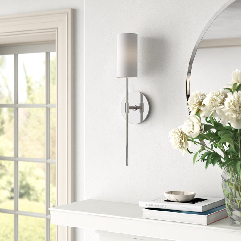 Kena Schuh 1 - Light Dimmable Wallchiere, Polished Nickel