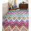 Hand Knotted Chevron Area Rug-540396953