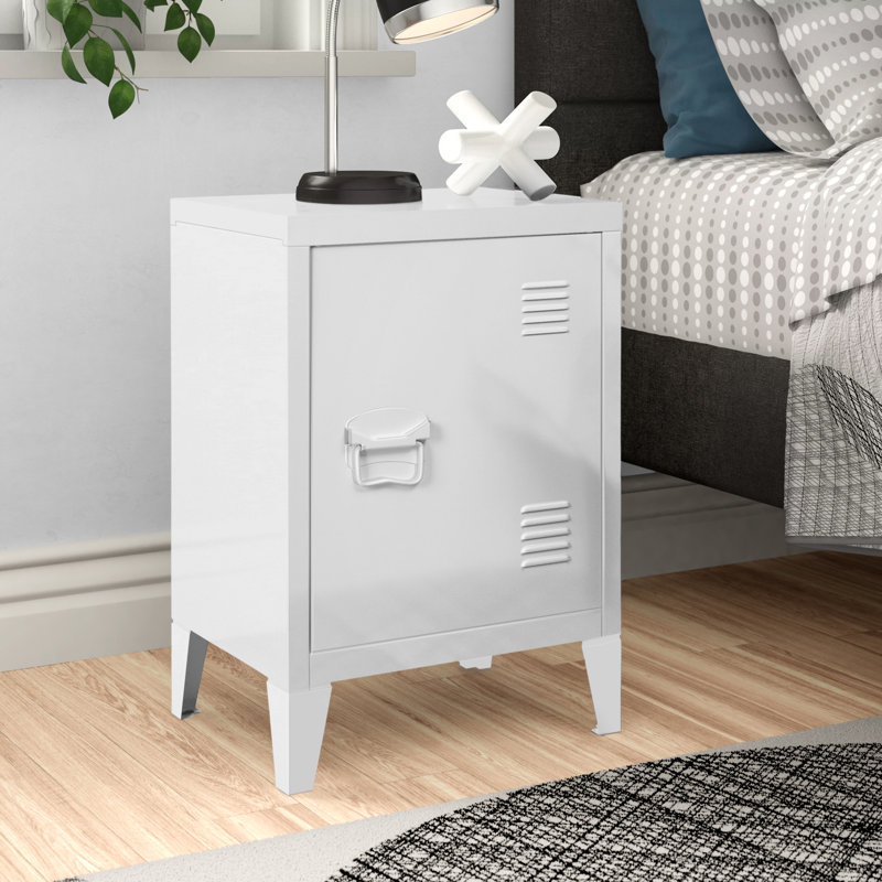 Shanna End Table, White