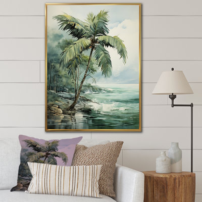 " Beachside Palms Tranquility "