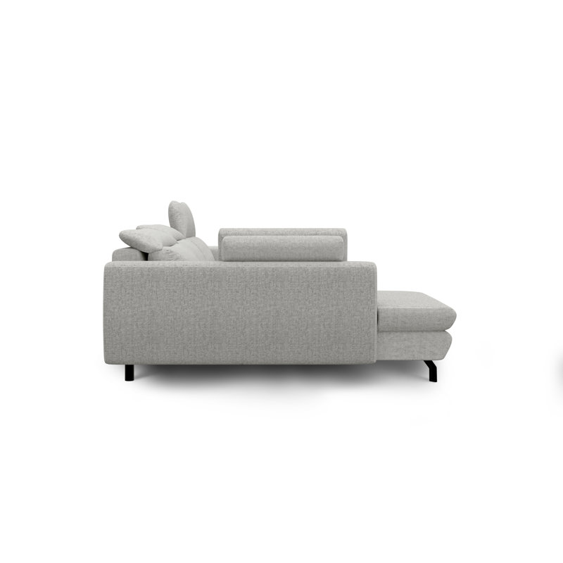 Aalijah 4 Seater Sofa Bed, Left Hand Facing, Light Grey