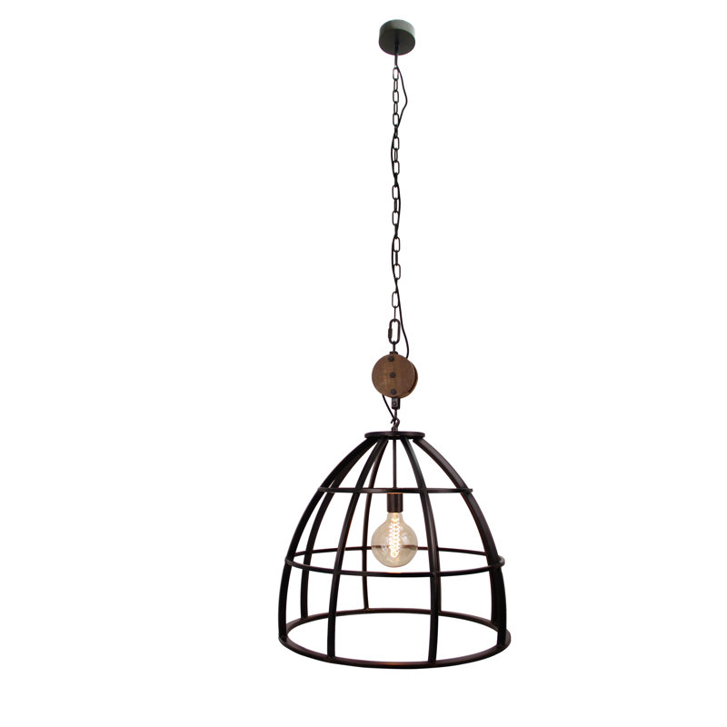 Lederman 1 - Light Single Dome Pendant, 170cm H x 60cm W x 60cm D