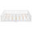 Twin Size Floor Bed (White)-1476433921