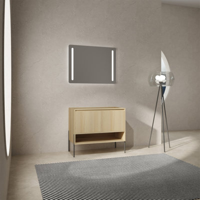 36 Inch Freestanding Bathroom Vanity With 2 Soft-Close Cabinet Doors, Modern And Durable Design For Enhanced Storage