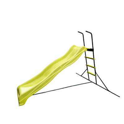 2.2m Plastic Slide For Indoor Use - With Materials, Slide, And Comprehensive Features Freestanding Playground Equipment With Corrosion Frame,