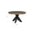 Dining Table Oak Round Metal Base Dining Table