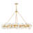Audra 8 - Light Steel Dimmable Chandelier