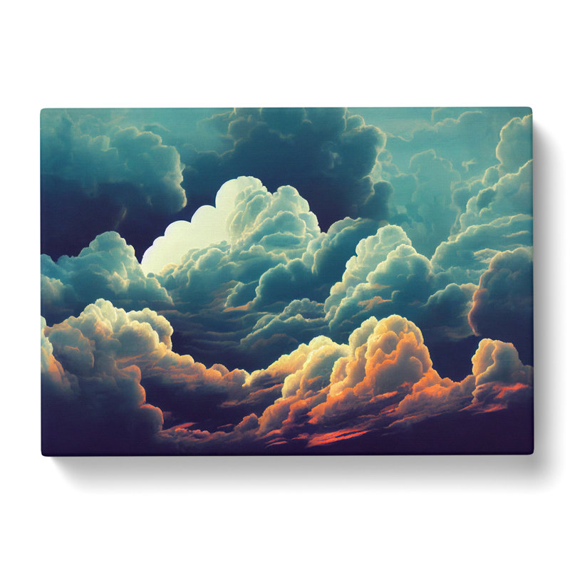 Sunlight On The Clouds - Wrapped Canvas