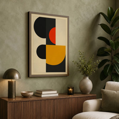 Composition Geometric - Wrapped Canvas