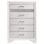 Commode 6 tiroirs avec poignées en métal-1100531152