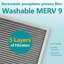 Filtre à air électrostatique avec filtre à air en aluminium lavable Merv9-109101394