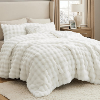 Coma Inducer Fluffy Plush Oversized Comforter Set