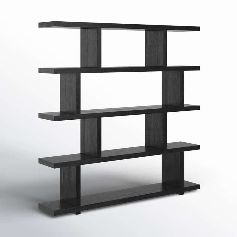 Miri 62.6" Accent Shelves, Black