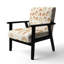 Chaise rembourrée moderne avec accoudoirs Boho Calm Arches-223898756