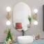 Rathana Metal Oval Mirror-56812210