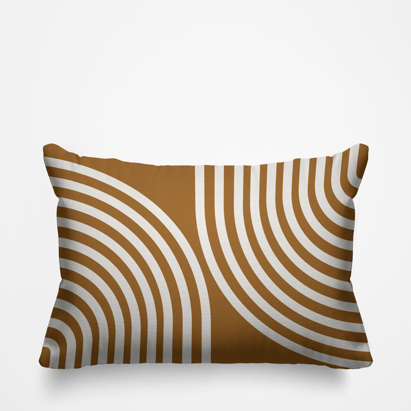 Max Outdoor Reversible Throw Pillow, Orange