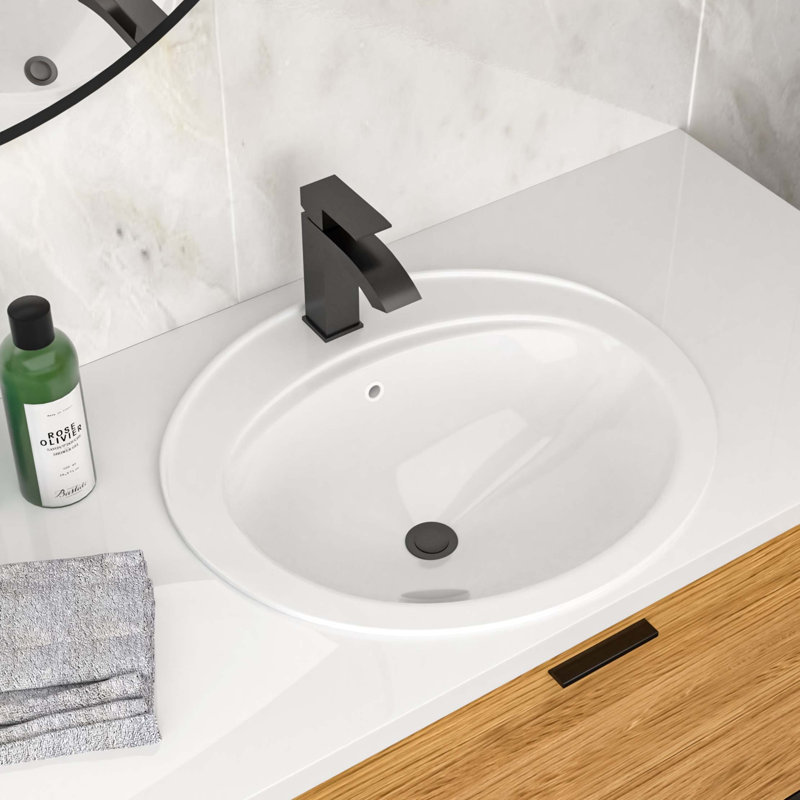 Lavabo de salle de bain encastré Elegant