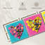 «Pastel Heart Chocolates», ensemble de 3 reproductions sur toile par PaintboxJenny-1645548563