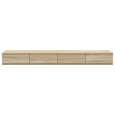 140cm W Manufactured Wood Bedside Table