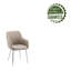 Centanne Fabric Dining Chairs with Chrome Legs-1418829043