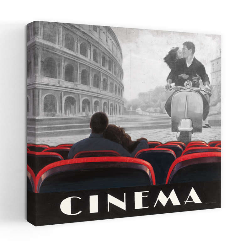 Cinéma Roma, art architectural rétro, H 18 po x l 18 po