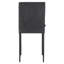 48cm H Velvet Upholstered Metal Armchair-2066400294