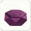 Repose-pieds capitonné Velvet Polygon Diamond-1029985327